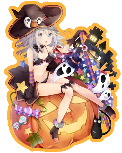 🎃 Стикер «HALLOWEEN 2023» для Telegram