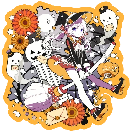 🎃 Стикер «HALLOWEEN 2023» для Telegram