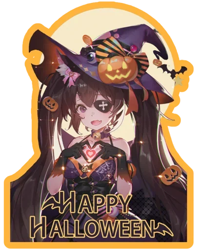 🎃 Стикер «HALLOWEEN 2023» для Telegram