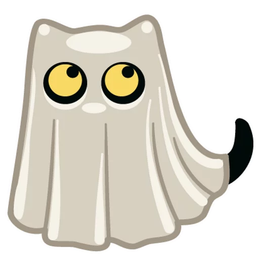 😲 Стикер «Halloween cat» для Telegram
