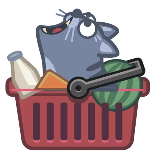 👿 Стикер «Halloween cat» для Telegram
