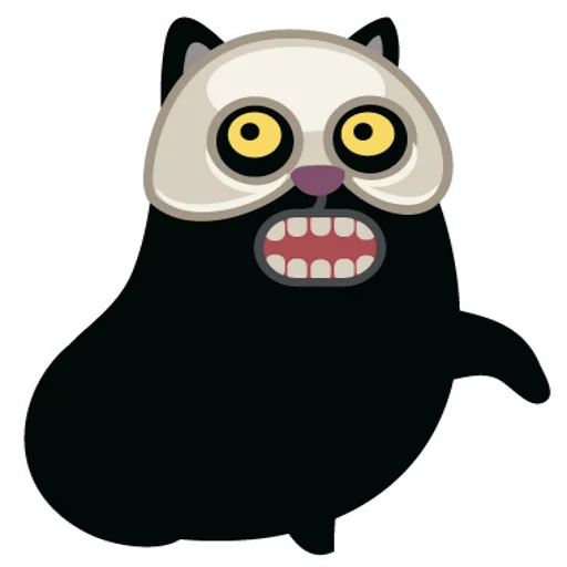 😒 Стикер «Halloween cat» для Telegram