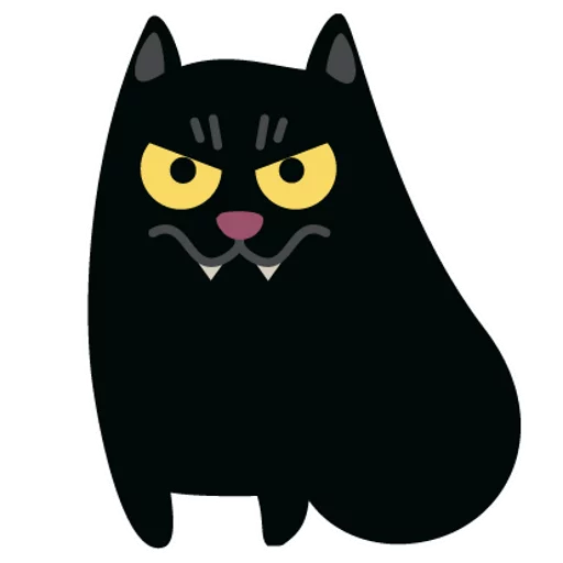 😧 Стикер «Halloween cat» для Telegram
