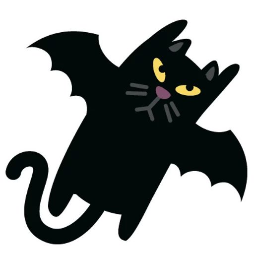 😈 Стикер «Halloween cat» для Telegram