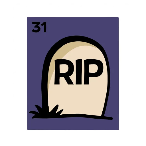 🪦 Стикер «Happy Halloween» для Telegram