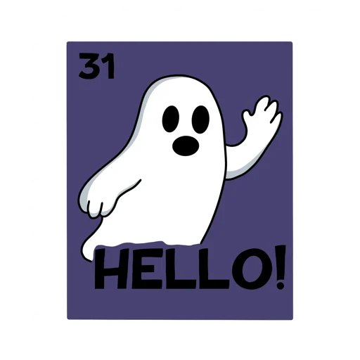 👻 Стикер «Happy Halloween» для Telegram