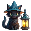 🐈 Эмодзи «Буквы и хэллоуин» для Telegram