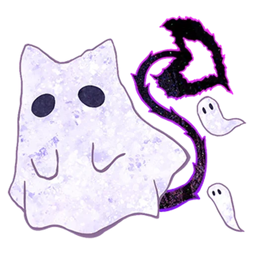 👻 Стикер «Halloween Space Cat» для Telegram