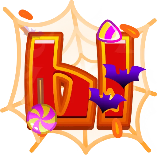 🔤 Эмодзи «Halloween ABC» для Telegram
