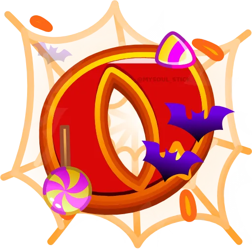 🔤 Эмодзи «Halloween ABC» для Telegram