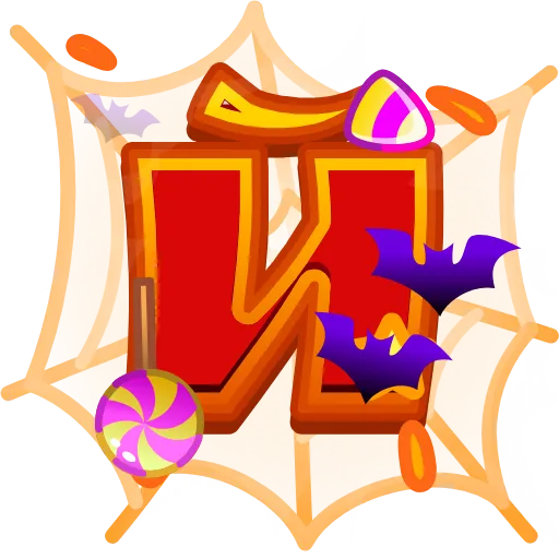 🔤 Эмодзи «Halloween ABC» для Telegram