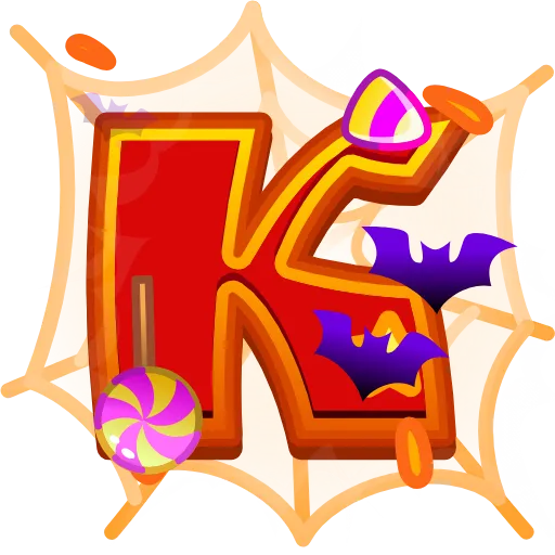 🔤 Эмодзи «Halloween ABC» для Telegram