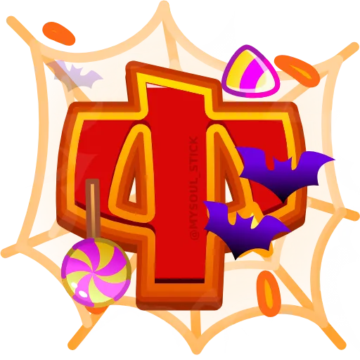 🔤 Эмодзи «Halloween ABC» для Telegram