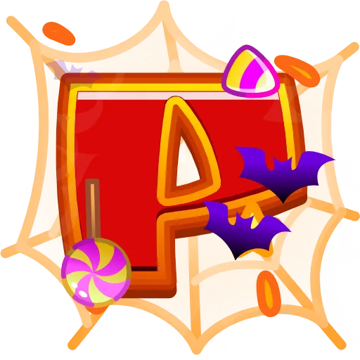 🔤 Эмодзи «Halloween ABC» для Telegram