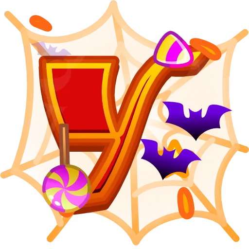 🔤 Эмодзи «Halloween ABC» для Telegram