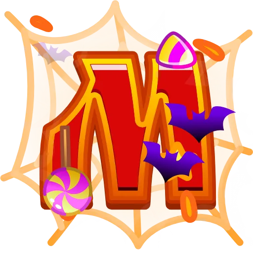 🔤 Эмодзи «Halloween ABC» для Telegram