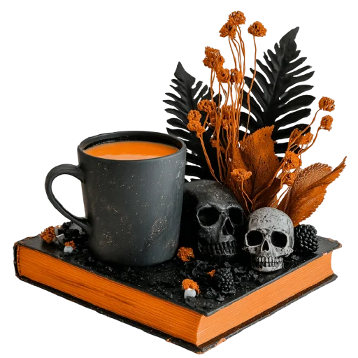 👻 Стикер «Halloween aesthetics» для Telegram