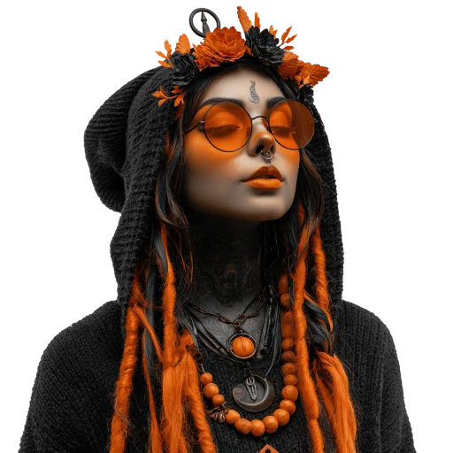 👻 Стикер «Halloween aesthetics» для Telegram