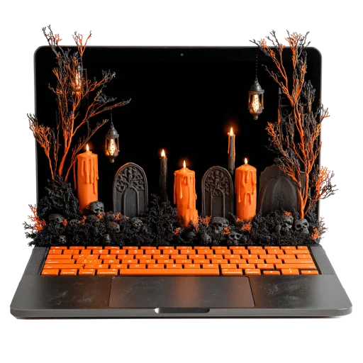👻 Стикер «Halloween aesthetics» для Telegram
