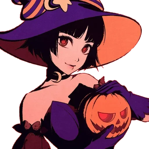 🎃 Стикер «Halloween Anime» для Telegram