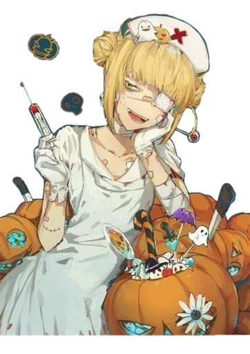 🎃 Стикер «Halloween Anime» для Telegram