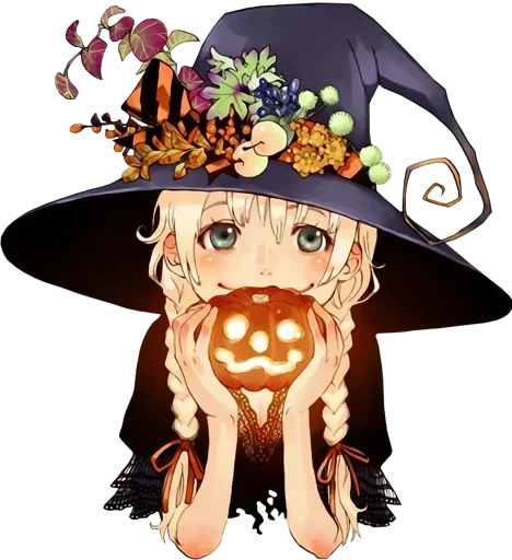 🎃 Стикер «Halloween Anime» для Telegram