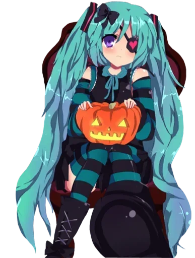 🎃 Стикер «Halloween Anime» для Telegram