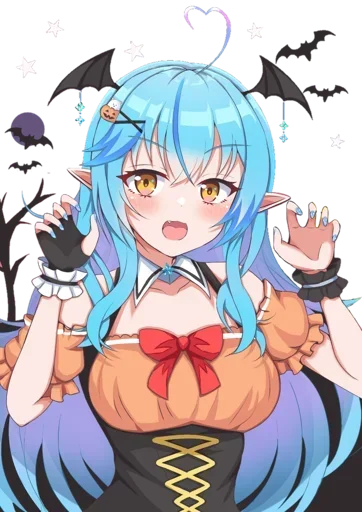 🎃 Стикер «Halloween Anime» для Telegram