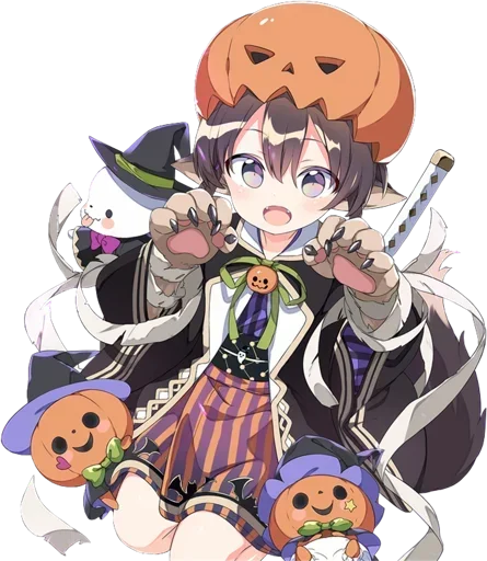 🎃 Стикер «Halloween Anime» для Telegram