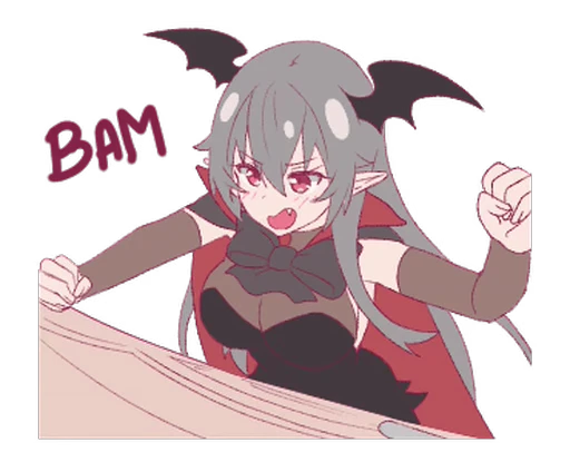 😡 Стикер «Aiko and Kouki Halloween» для Telegram
