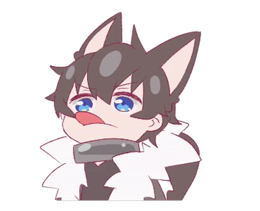 😋 Стикер «Aiko and Kouki Halloween» для Telegram