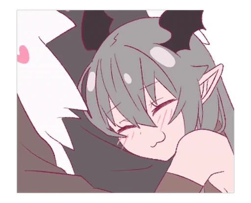 🥰 Стикер «Aiko and Kouki Halloween» для Telegram