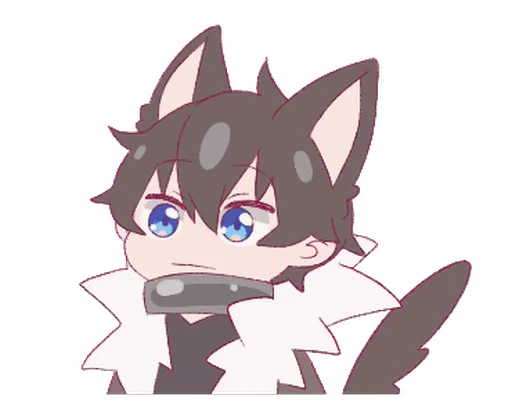 😦 Стикер «Aiko and Kouki Halloween» для Telegram