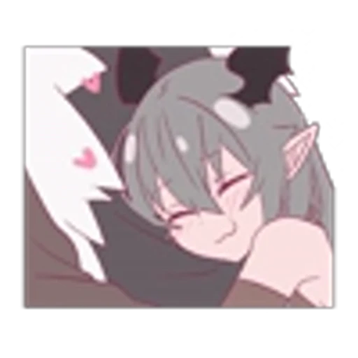🥰 Эмодзи «Aiko and Kouki Halloween» для Telegram