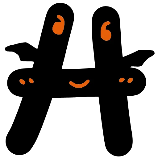 🔠 Эмодзи «Halloween font» для Telegram