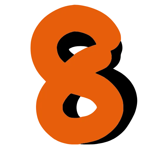 8️⃣ Эмодзи «Halloween font» для Telegram