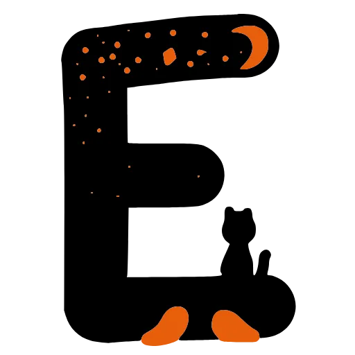 🔠 Эмодзи «Halloween font» для Telegram