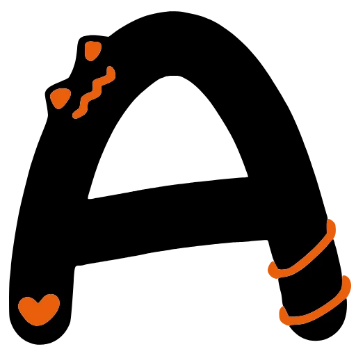 Стикерпак Halloween font для Telegram