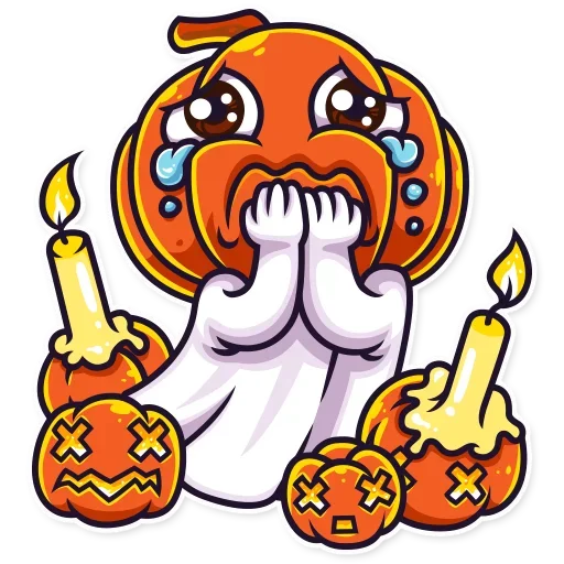 😏 Стикер «Halloween Ghost» для Telegram