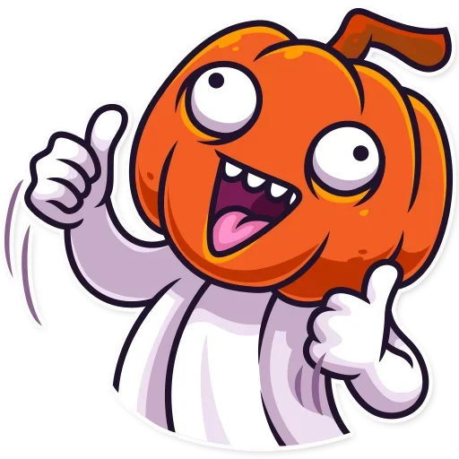 😚 Стикер «Halloween Ghost» для Telegram