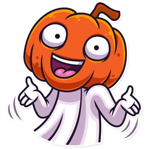 🥳 Стикер «Halloween Ghost» для Telegram