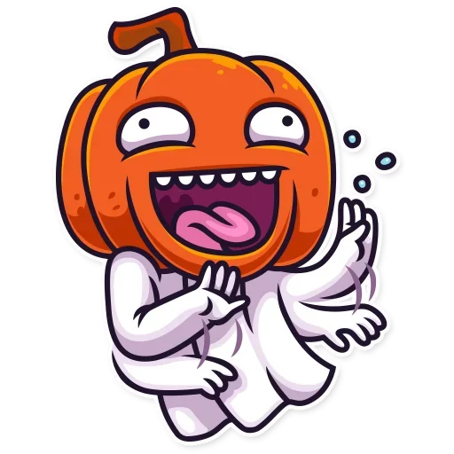😜 Стикер «Halloween Ghost» для Telegram