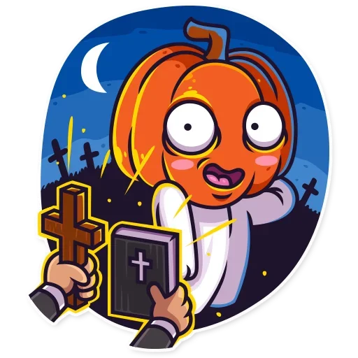 😩 Стикер «Halloween Ghost» для Telegram