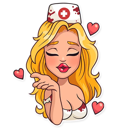 😘 Стикер «Halloween Girl» для Telegram