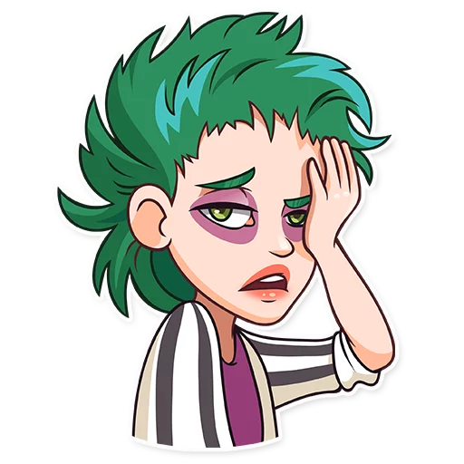 😣 Стикер «Halloween Girl» для Telegram