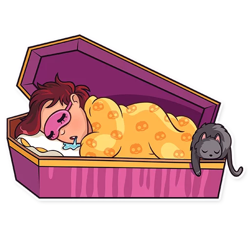 😴 Стикер «Halloween Girl» для Telegram
