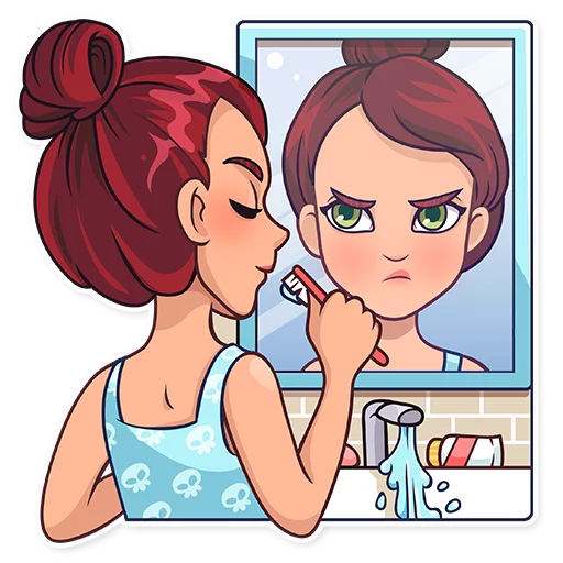 😠 Стикер «Halloween Girl» для Telegram