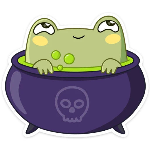 🛁 Стикер «Хеллоуин с Хоппером» для Telegram