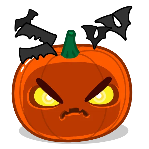 😐 Стикер «Halloweenkin» для Telegram