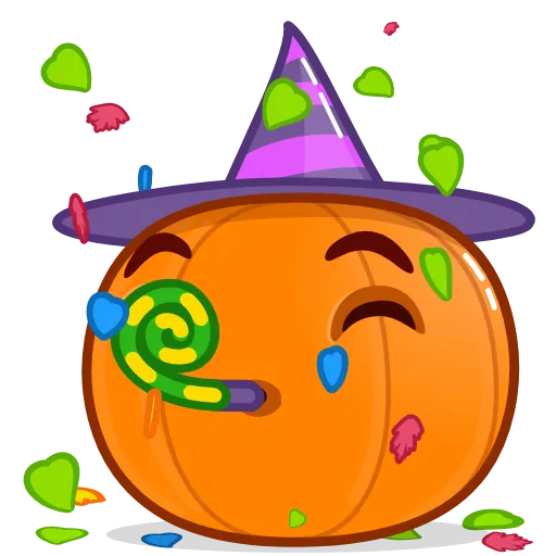 🥴 Стикер «Halloweenkin» для Telegram